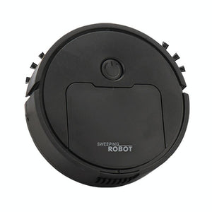 Intelligent 3-in-1 Mini Sweeping Robot Vacuum - Black