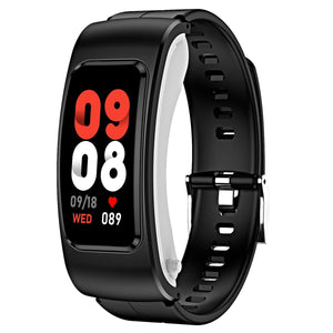 1.08 Inch Waterproof Smart Watch With Bluetooth Call - Black