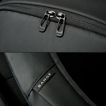 Large Capacity Lightweight Business Backpack For Men - Black