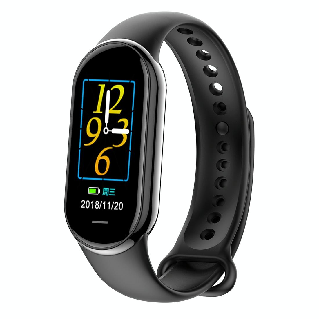 Waterproof Smart Watch With Heart Bp Oxygen And Sugar Monitoring - Ip68 - Black