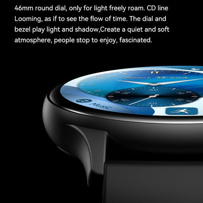 1.43 Inch Bt5.0 Ip67 Sport Smart Watch Support Bluetooth Call / Message Notification / Heart Rate / Blood Pressure Health Monitor - Black