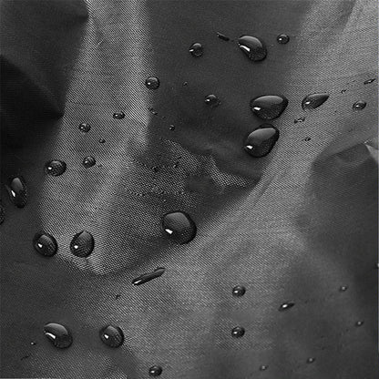 Waterproof Outdoor Bench Cover - Fits 2 Seats - 134x66x89cm - Black / Silver