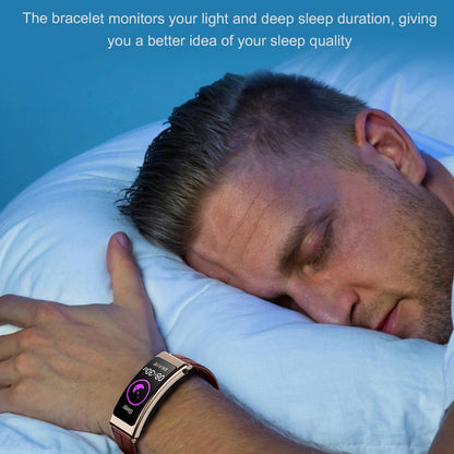 1.14 Inch Steel Band Earphone Detachable Smart Watch Support Bluetooth Call - Black