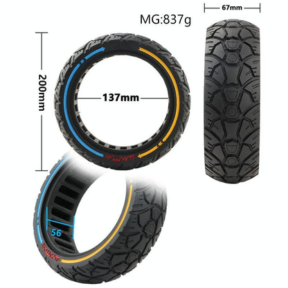 Universal 8.5 Electric Scooter Tire with 56 Card Slot - Off-road 2 Colours