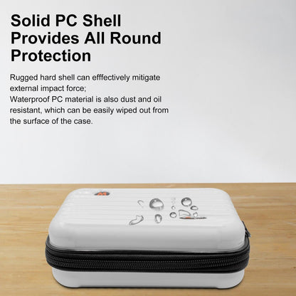 18.5 x 11.5 x 6cm Small Organizer Bag for Sports Camera Accessories - Deep Gray