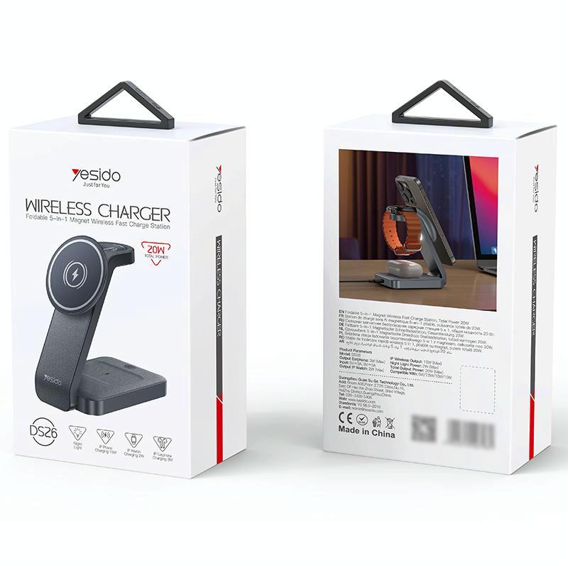 4 In 1 Magnetic Wireless Charging Stand With Night Light