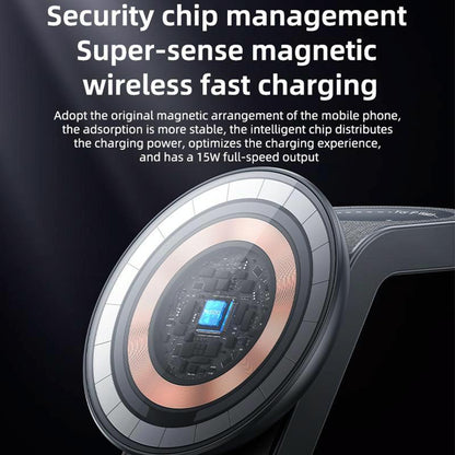 4 In 1 Magnetic Wireless Charging Stand With Night Light