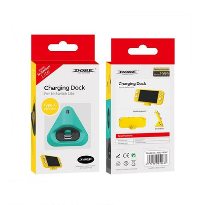 2-pack Portable Triangle Charger for Nintendo Switch / Lite - Yellow