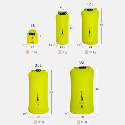 5L Multi Function Outdoor Storage Bag Waterproof Lightweight - Yellow