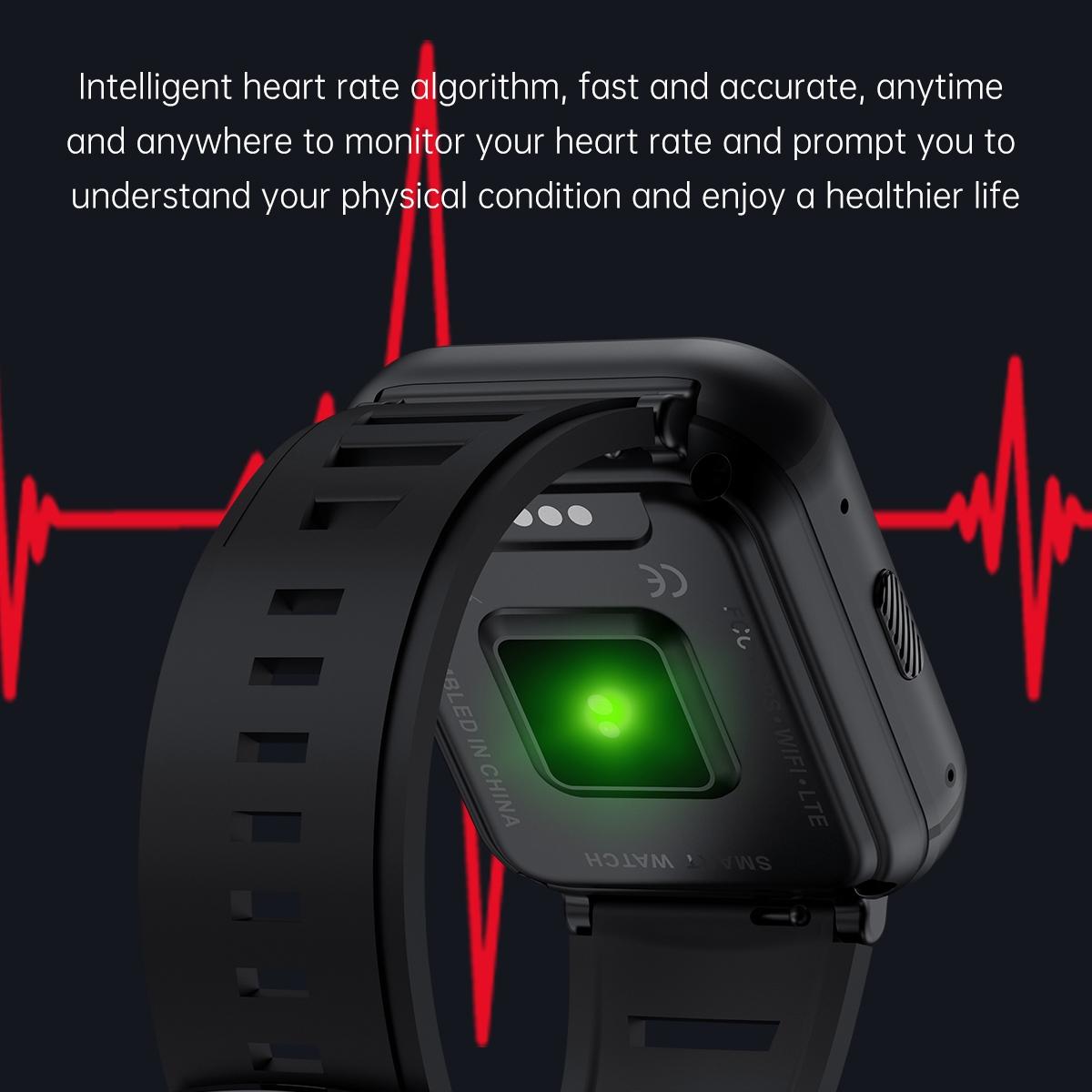 4G SmartWatch With 1.99 Inch Screen Android 9.0 4Gb+64Gb - Black