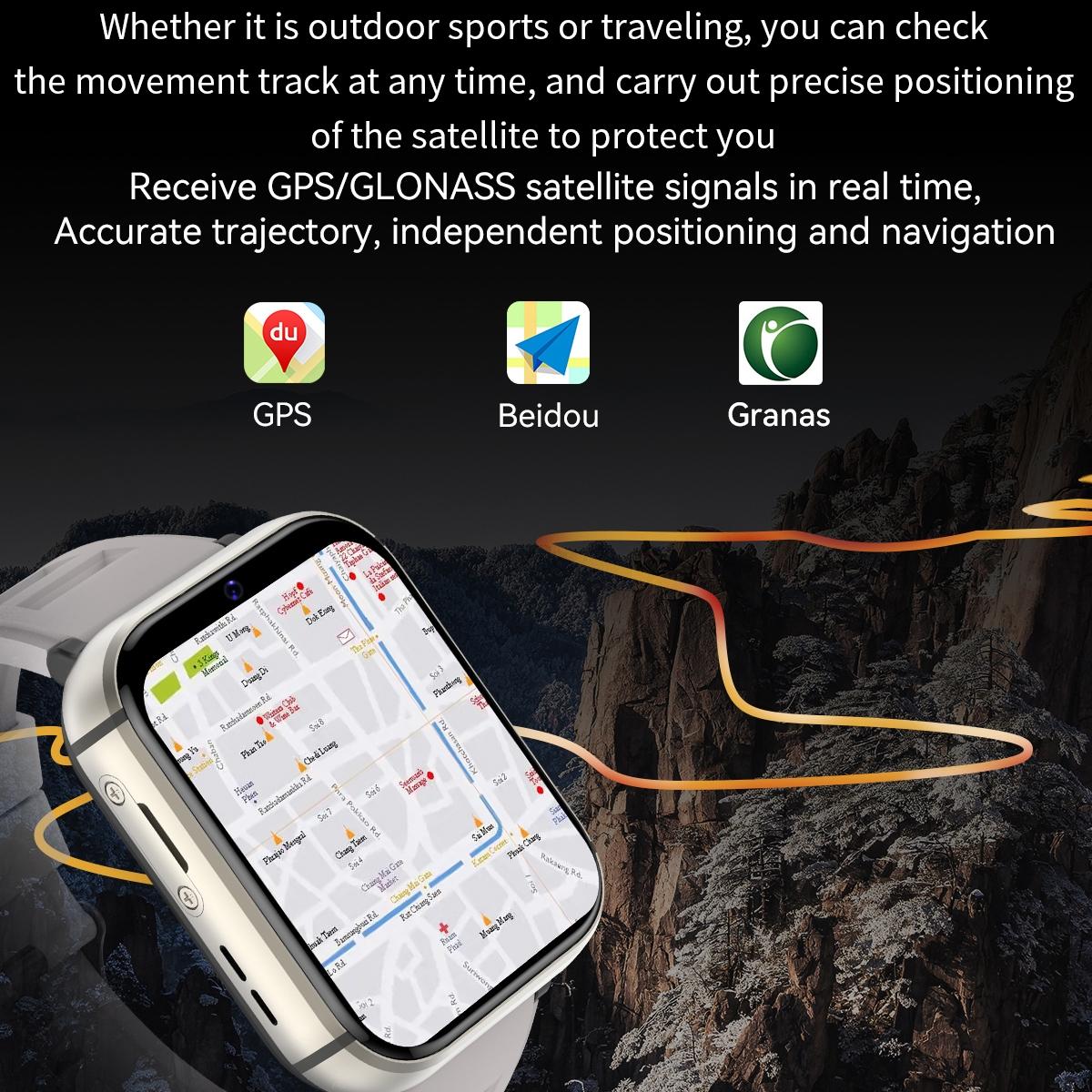 4G SmartWatch With 1.99 Inch Screen Android 9.0 4Gb+64Gb - Black
