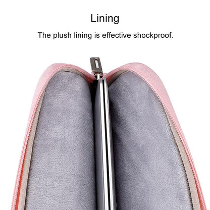 14.1 Inch Laptop Handheld Briefcase Storage Bag - no Shoulder Strap - Black