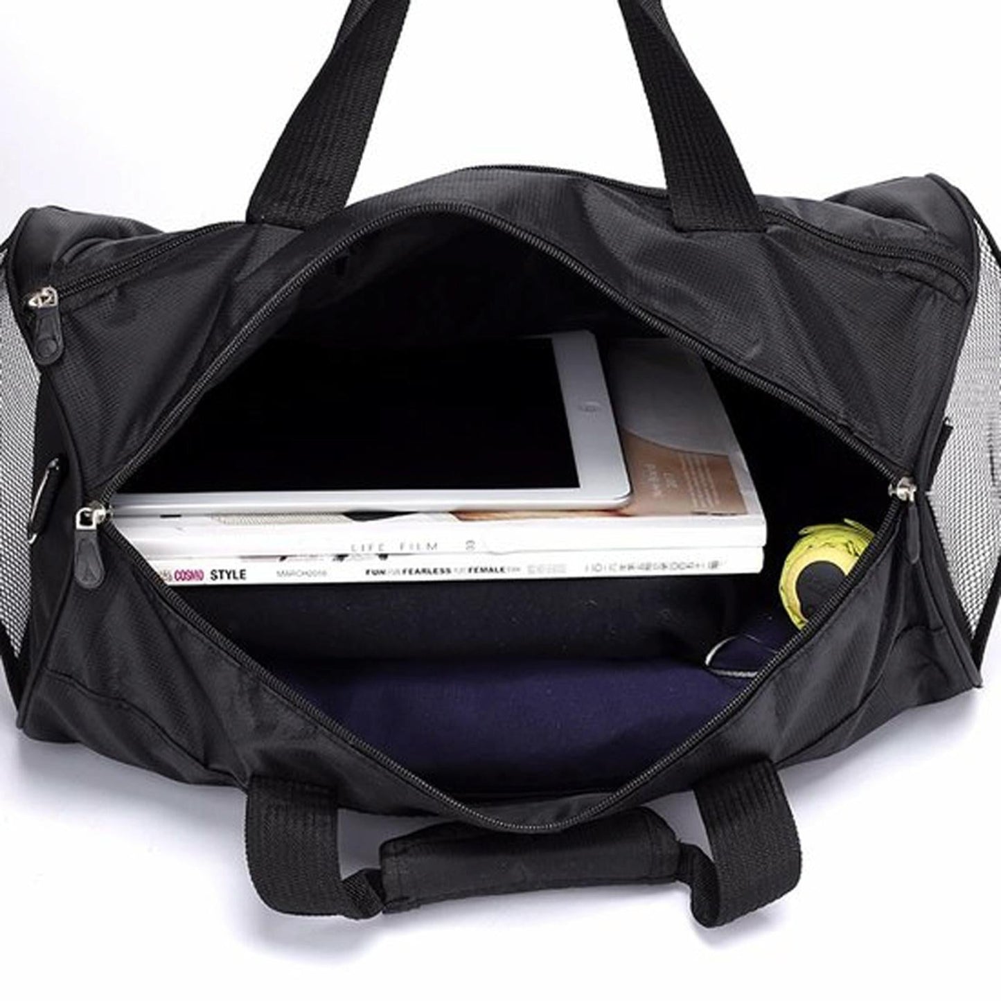 Versatile Gym Bag for Active Travel and Leisure - Gold