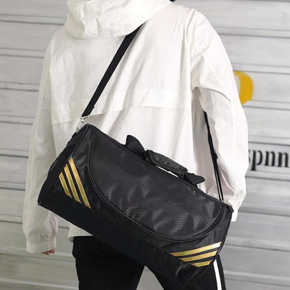 Versatile Gym Bag for Active Travel and Leisure - Gold