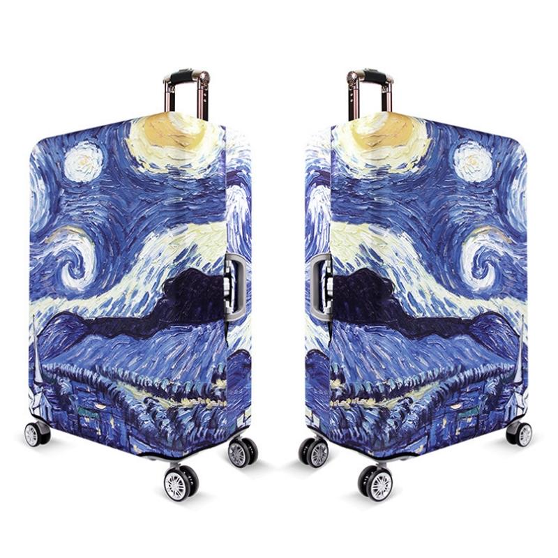 Wear-resistant Dust-proof Luggage Compartment Protective Cover - Size m - Starry Sky