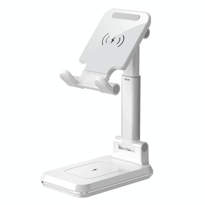 Portable 2 In 1 Wireless Charging Stand Double Charge - Black