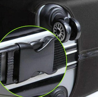 Protective Elastic Suitcase Cover - Fits 26-28 Inch Luggage - Dustproof & Scratch-proof - World Map