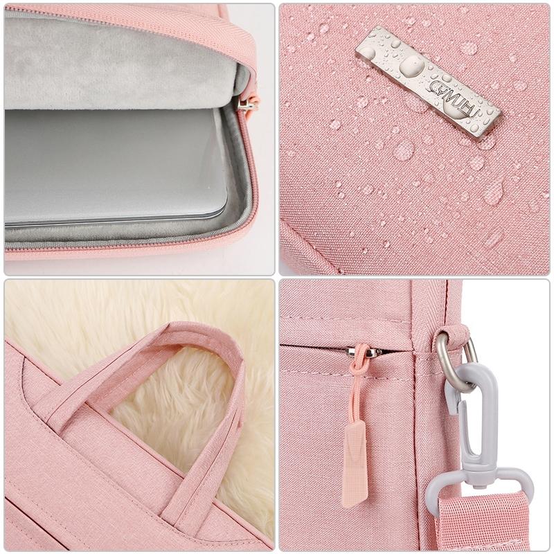 13.3 Inch Inner Bag with Power for Handbag and Laptop - Pink