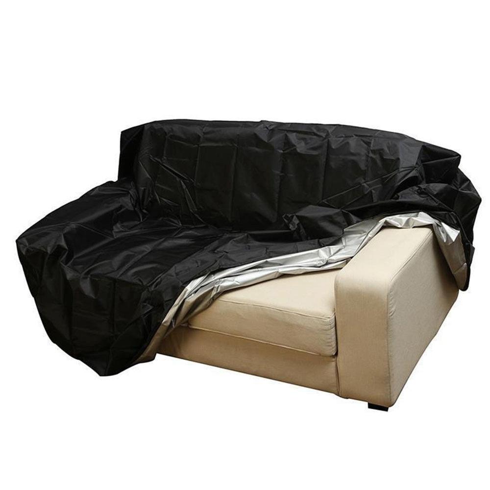 Waterproof Dustproof Sofa Recliner Cover - 190x66x89 / 69cm - Black