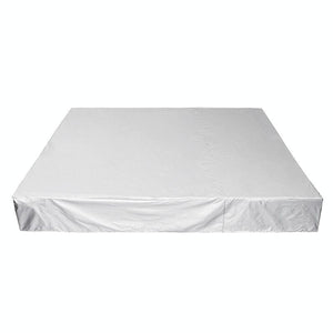 Waterproof Dustproof Protection Cover for Bathtub Pool Table & Chair - 218x218x30cm - Silver