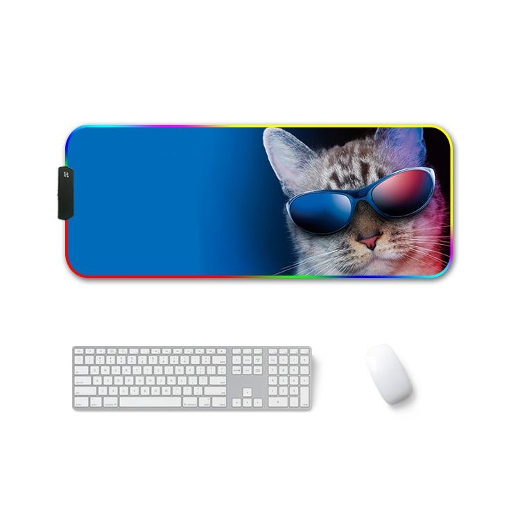 Rgb Non Slip Mouse Pad With Thermal Transfer - Vast Starry Sky
