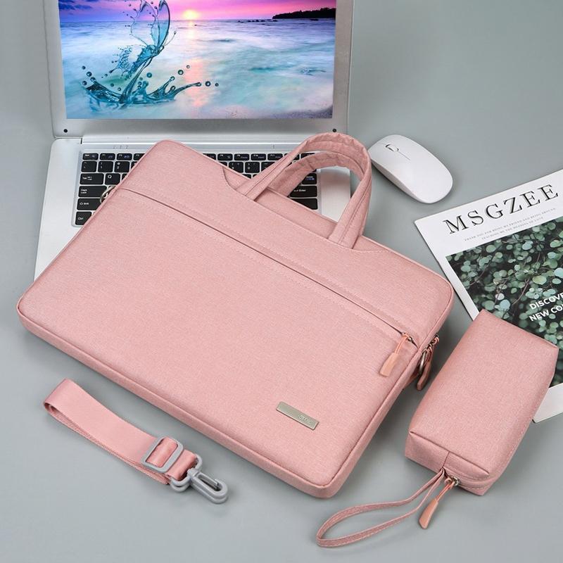 16.1 Inch Inner Bag with Shoulder Strap for Handbag or Laptop - Power Bag - Pink
