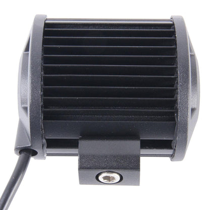18W Cree 6 Led White Light Condenser Engineering Lamp / Waterproof Ip67 Suvs Light Dc 10 - 30V Black