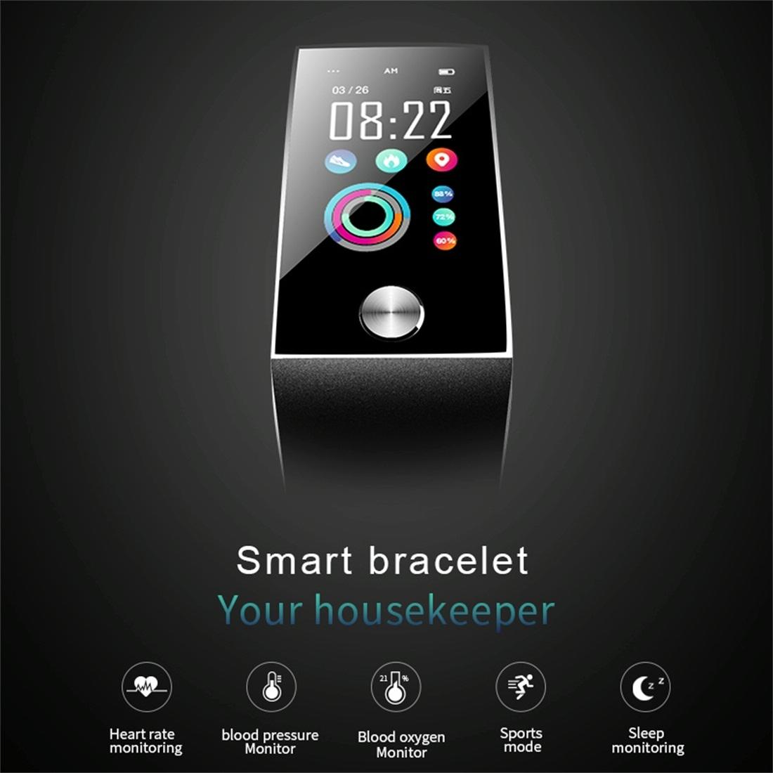 Waterproof Bluetooth Smartwatch With Tft Screen - Black
