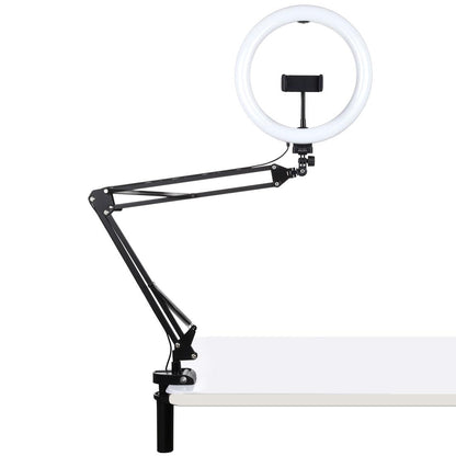 10.2 Ring Light with Usb 3 Modes Dual Colour Phone Clamp