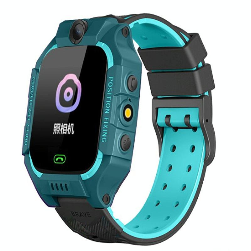 Children Phone Watch Smart Positioning Full Touch Screen Student Watch - Purple
