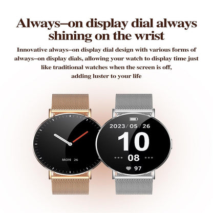 1.32 Inch Colour Screen Smart Watch With Bluetooth Call & Health Monitoring - Silver