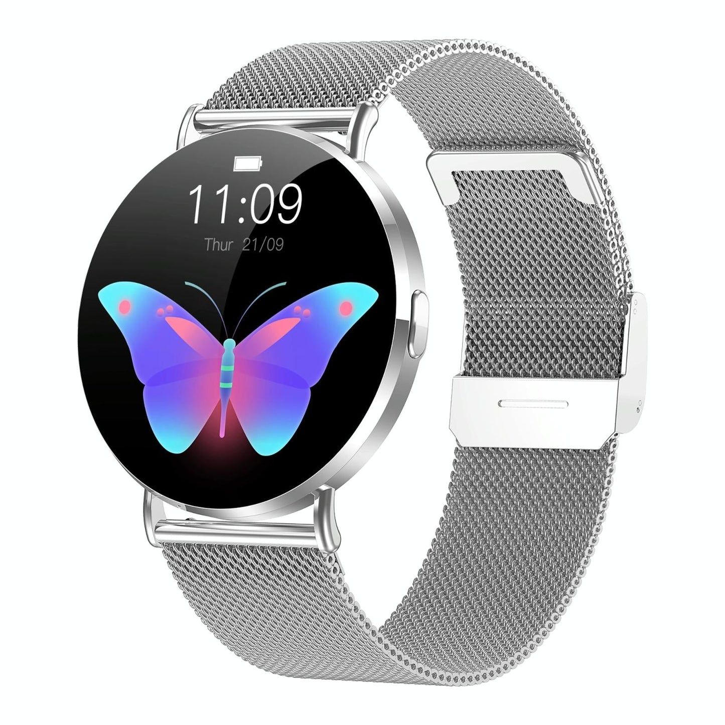 1.32 Inch Colour Screen Smart Watch With Bluetooth Call & Health Monitoring - Silver