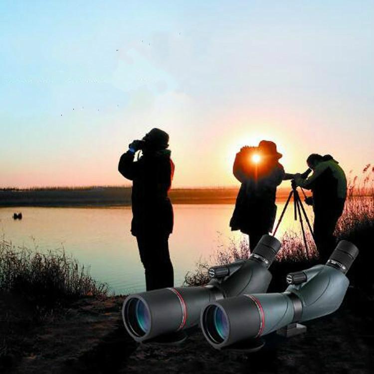 High-Definition Monocular Telescope For Bird Watching And Target Viewing - Black