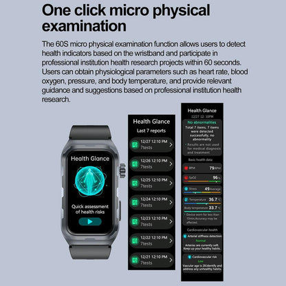 Waterproof Ecg Smart Watch For Health Monitoring - Ip68 - Pink