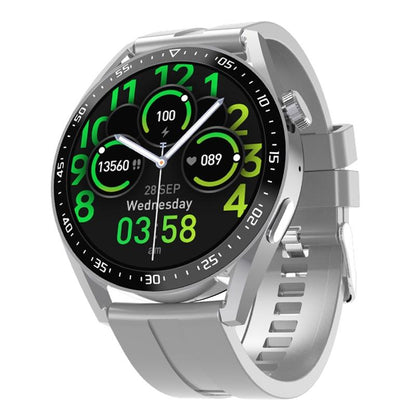 1.39 Inch Ip67 Waterproof Health Monitoring Bluetooth Call Smart Watch With Nfc Payment - Grey