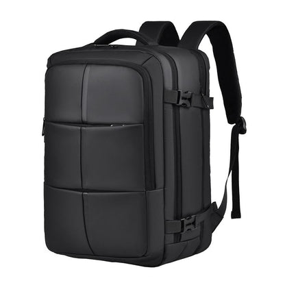 Large Capacity Expandable Business Backpack - Gray