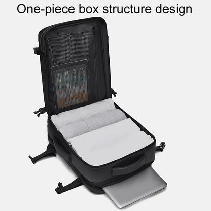 Large Capacity Expandable Business Backpack - Gray