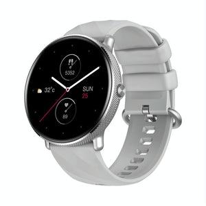 1.43 Inch Screen Voice Calling Smart Watch Support Heart Rate / Blood Pressure / Blood Oxygen - Silver