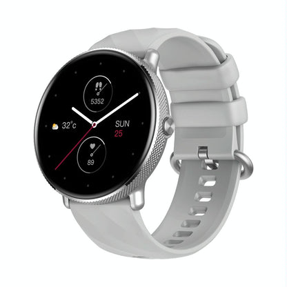 1.43 Inch Screen Voice Calling Smart Watch Support Heart Rate / Blood Pressure / Blood Oxygen - Silver