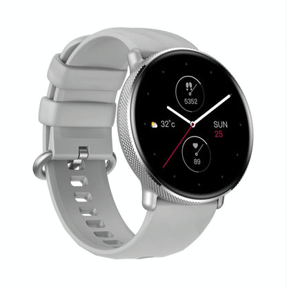 1.43 Inch Screen Voice Calling Smart Watch Support Heart Rate / Blood Pressure / Blood Oxygen - Silver
