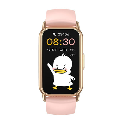 1.47 Inch Waterproof Smart Watch Heart Rate & Blood Pressure Support - Pink