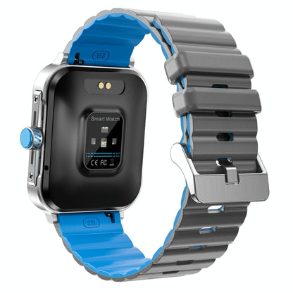 1.9 Inch Tft Square Screen Smart Watch Supports Blood Pressure Monitoring - Blue