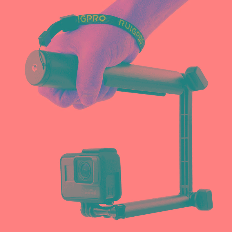 3-in-1 Monopod Selfie Stick for Action Cameras