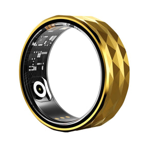 Smart Ring For Health Monitoring & Exercise - R12M Size 20 - Gold