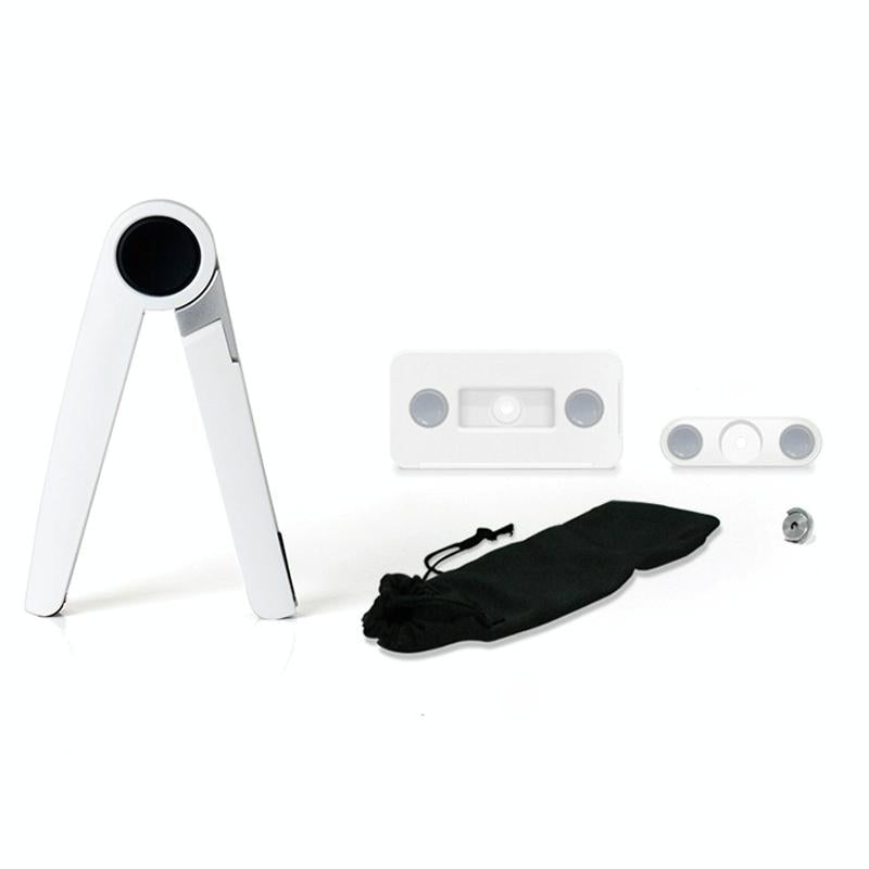 Portable Laptop and Tablet Stand - Foldable - White