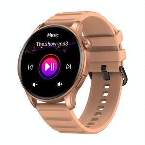 1.43 Inch Bt5.2 Fitness Smart Watch With Health Monitor - Gold