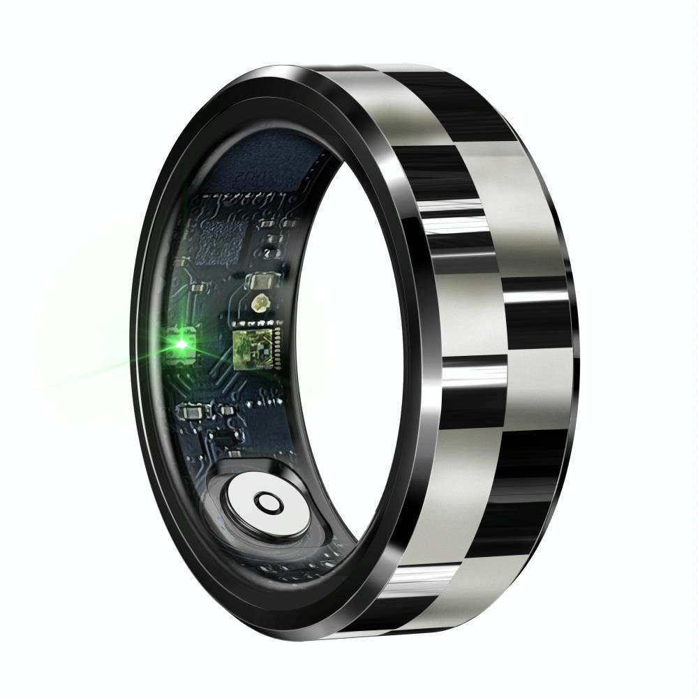Smart Ring With Health Monitoring Gesture Control And Somatosensory Games - Size 9 - Silver