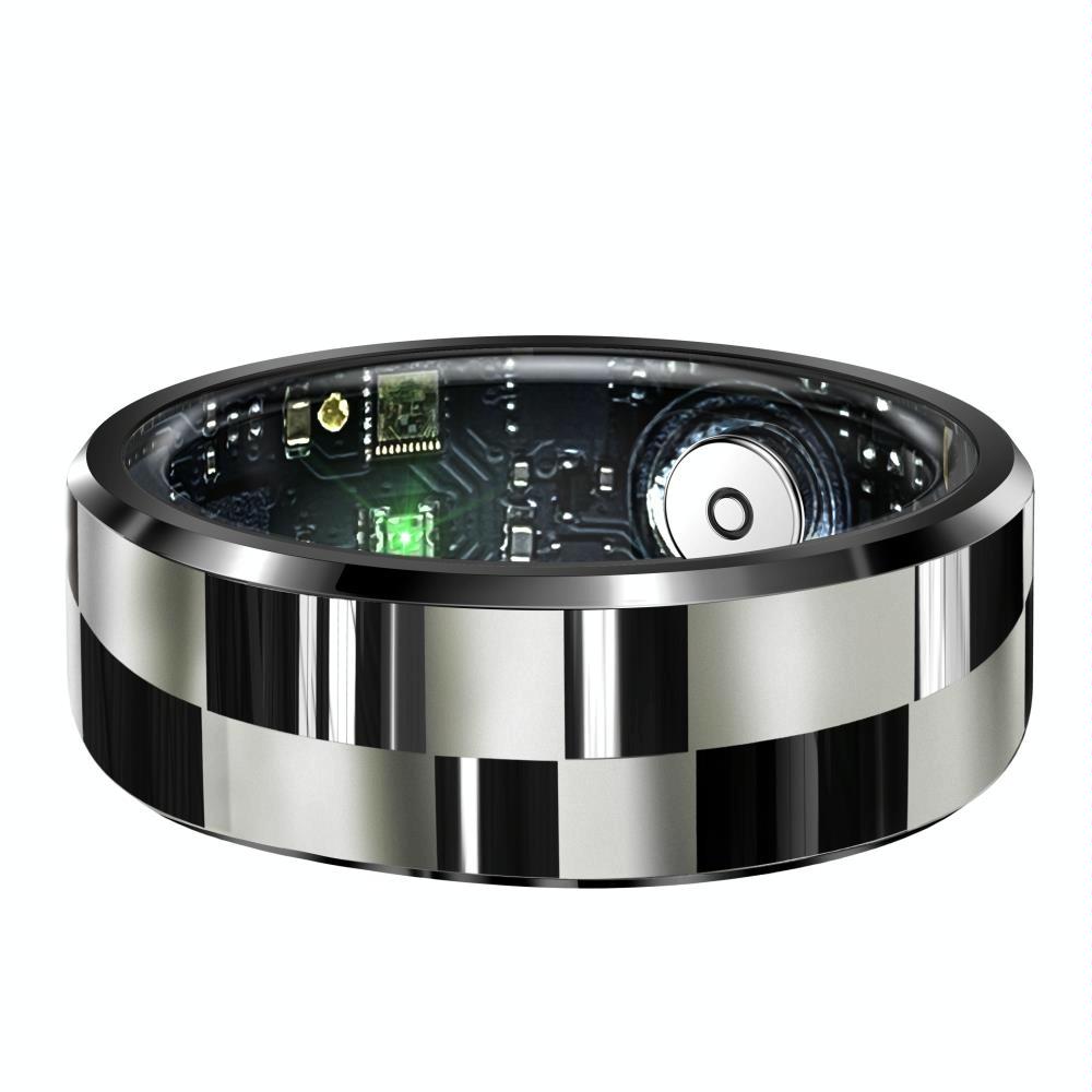 Smart Ring With Health Monitoring Gesture Control And Somatosensory Games - Size 9 - Silver