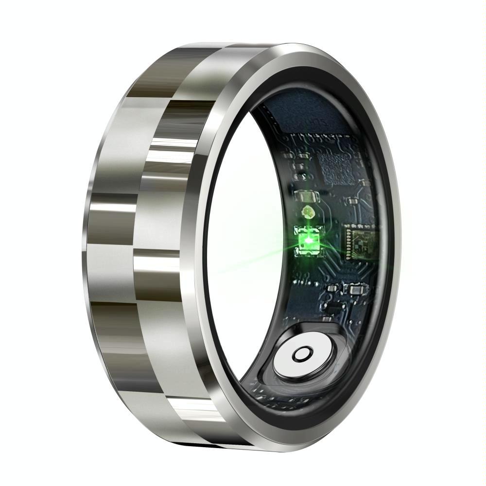 Smart Ring With Health Monitoring Gesture Control And Somatosensory Games - Size 9 - Silver