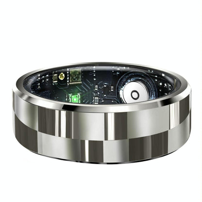 Smart Ring With Health Monitoring Gesture Control And Somatosensory Games - Size 9 - Silver